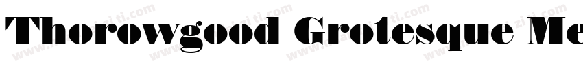 Thorowgood Grotesque Medium字体转换